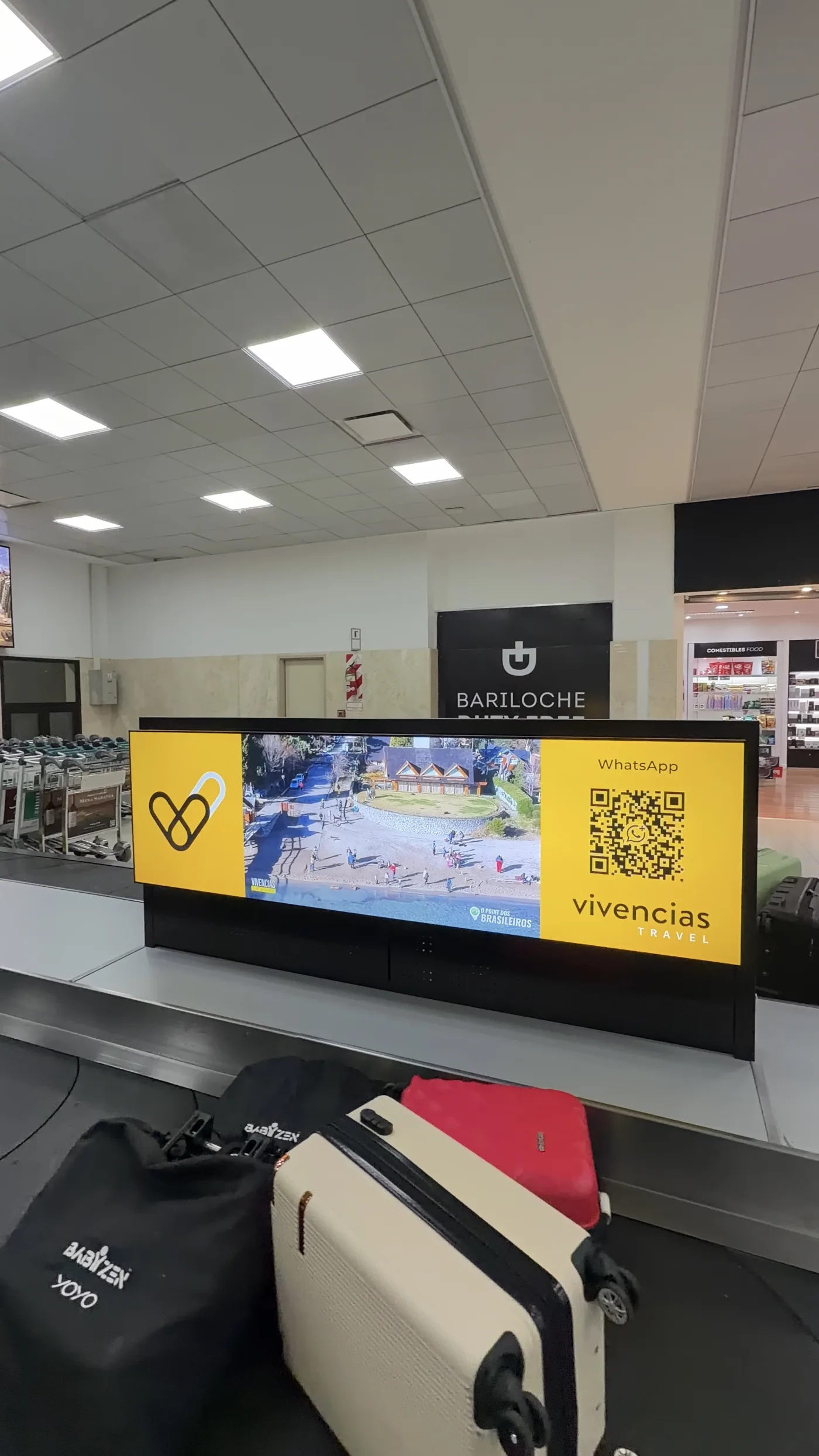Recepción Vivencias Travel en el Aeropuerto de Bariloche